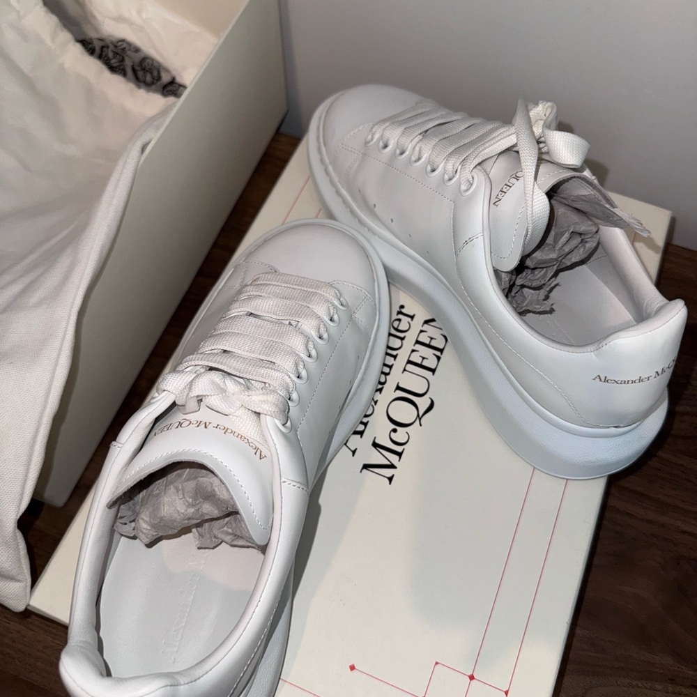Alexander McQueen Classic White Sneakers for Men